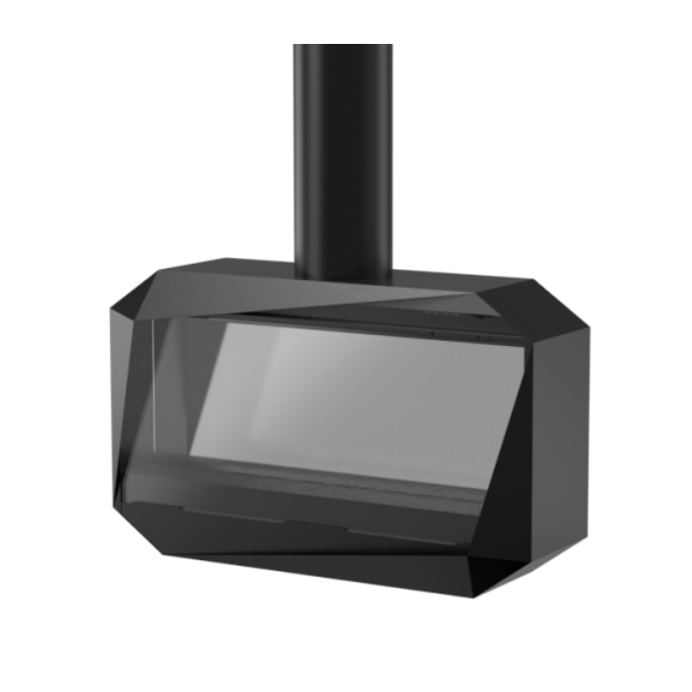 GD1-A See through Hanging-mounted E-fireplace 2